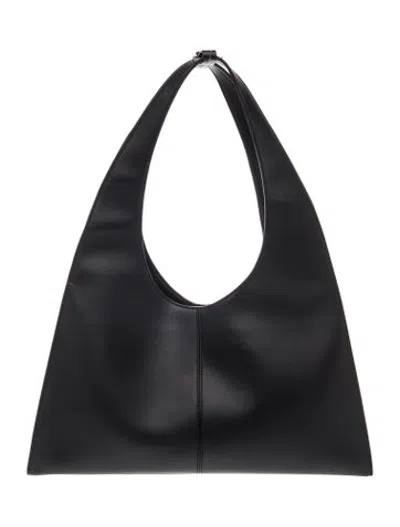 Pre-owned Freja Nyc Leather Tote In Black