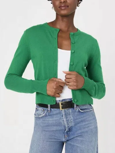French Connection Nylon Polyester Cardigan In Grenn Tamberine In Green