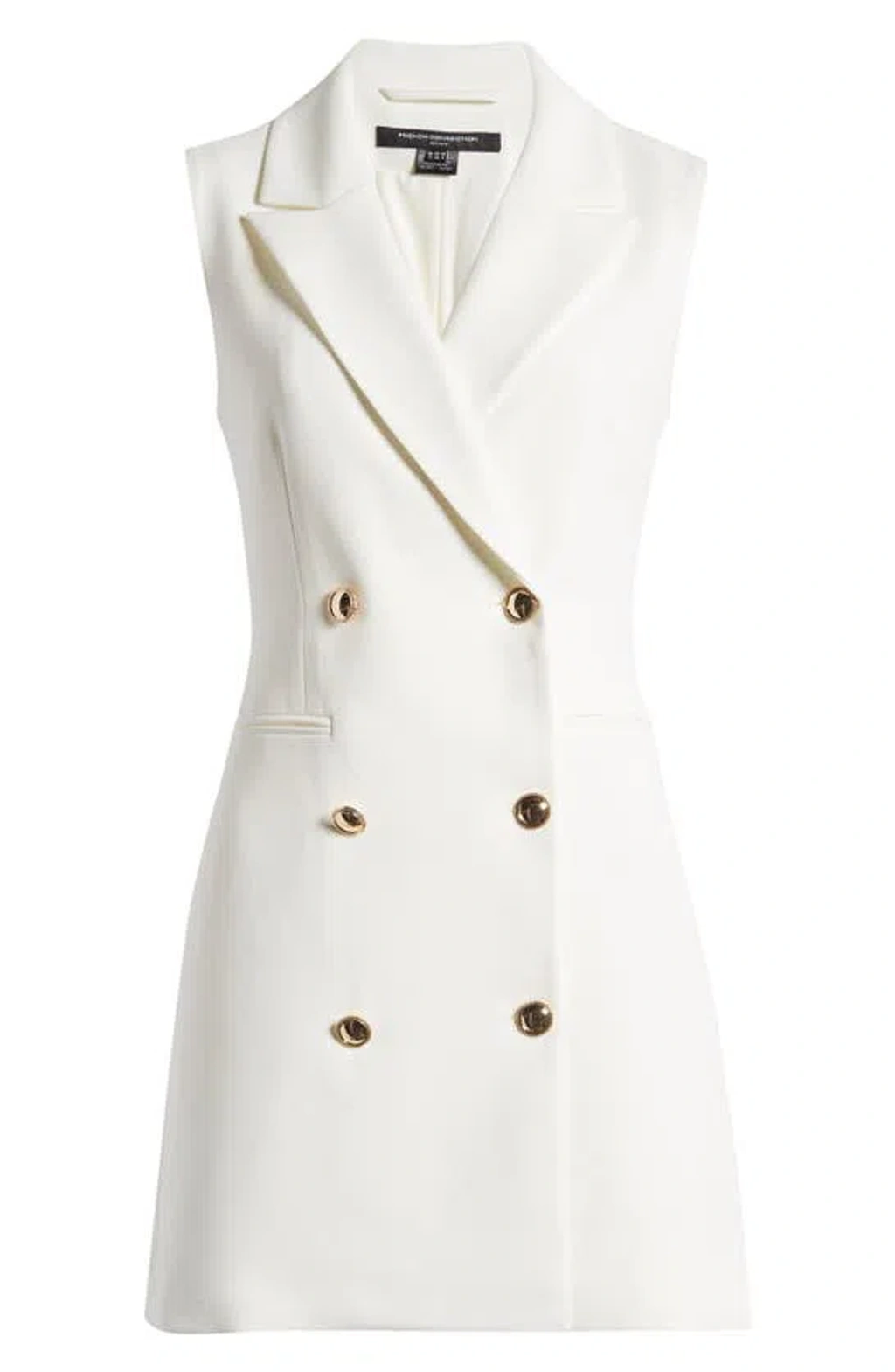 french connection whisper blazer mini dress French Connection Women's Whisper Square Neck Long Sleeve Mini Dress - Black
