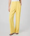 French Connection Wide Leg Trouser In Yellow In Animal Print