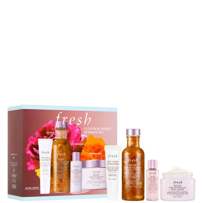 Fresh Cleanse & Deeply Hydrate Gift Set In White