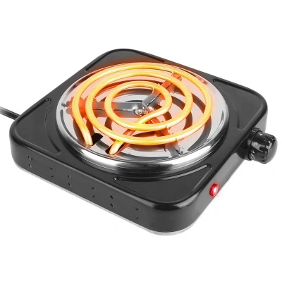 Fresh Fab Finds Portable 1000w Electric Single Burner Hot Plate Stove In Black