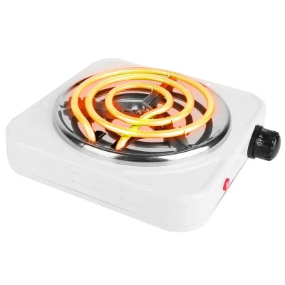 Fresh Fab Finds Portable 1000w Electric Single Burner Hot Plate Stove In White