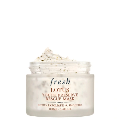 Fresh Lotus Youth Preserve Rescue Mask 100ml In White