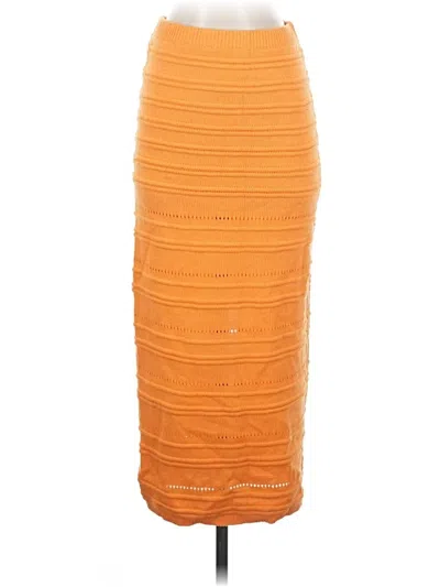 Pre-owned Freshman 1996 Casual Skirt In Orange