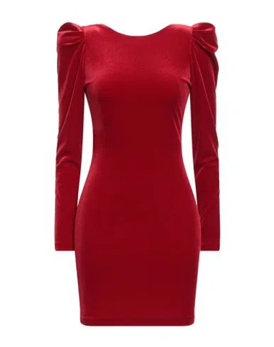 Frivolite Frivolité Woman Mini Dress Brick Red Size 4 Polyester, Elastane