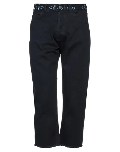 Front Street 8 Denim Cropped In Blue