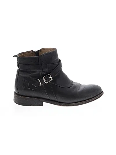 Pre-owned Frye Ankle Boots In Black