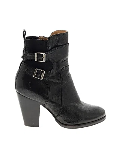 Pre-owned Frye Ankle Boots In Black