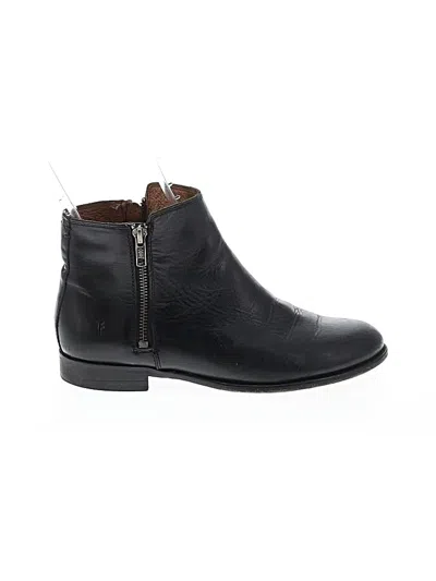 Pre-owned Frye Ankle Boots In Black