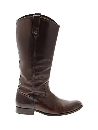 Pre-owned Frye Boots In Brown