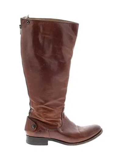 Pre-owned Frye Boots In Brown