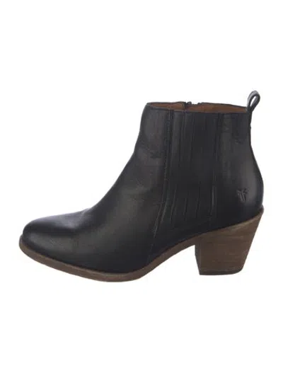 Pre-owned Frye Leather Chelsea Boots In Blue