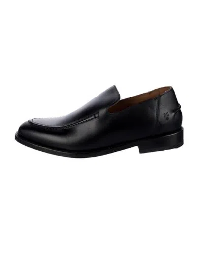 Pre-owned Frye Leather Loafers In Black