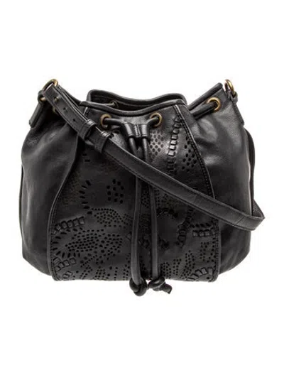 Pre-owned Frye Leather Shoulder Bag In Black