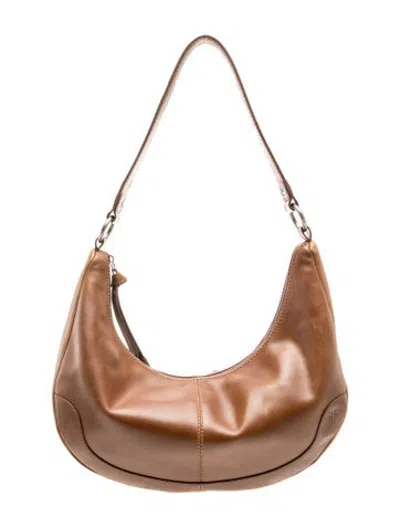Pre-owned Frye Leather Shoulder Bag In Brown