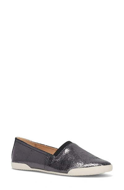 Frye Melanie Slip-on Flat In Pewter Mirror