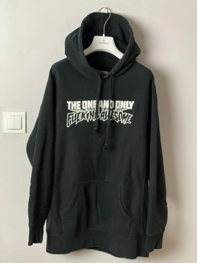 Pre-owned Fucking Awesome The One And Only Hoodie In Black