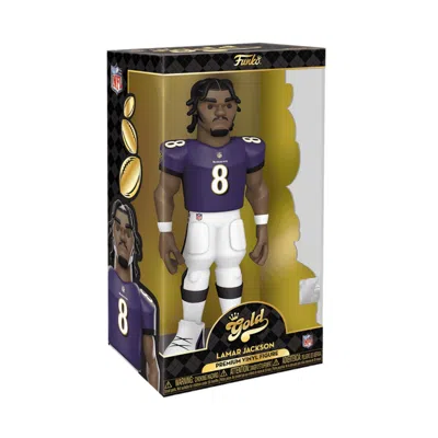 Funko Gold Nfl: Lamar Jackson Baltimore Ravens 12-inch Vinyl Figure In Multi