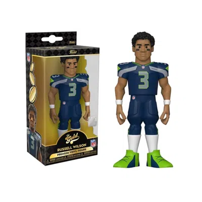 Funko Gold Nfl: Russell Wilson Seahawks Home Uniform 5-inch Vinyl Figure In Multi