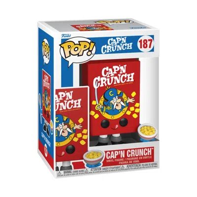 Funko Pop Ad Icons: Cap'n Crunch Cereal Box 4-inch Vinyl Figure #187 In Multi