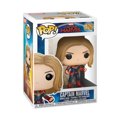 Funko Pop Captain Marvel: Carol Danvers 4-inch Vinyl Figure #425 In Brown