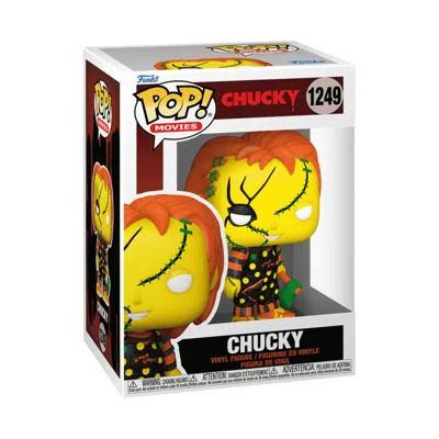 Funko Pop Child's Play: Chucky With Axe 4-inch Vinyl Figure #1249 In Yellow