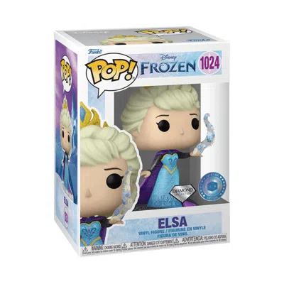 Funko Pop Disney Frozen: Elsa (diamond Collection) 4-inch Vinyl Figure #1024 In Multi