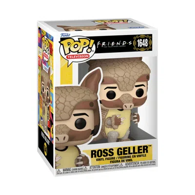 Funko Pop Friends: Ross Geller (holiday Armadillo) 4-inch Vinyl Figure #1648 In Brown