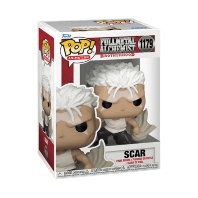Funko Pop Fullmetal Alchemist: Scar 4-inch Vinyl Figure #1179 In White