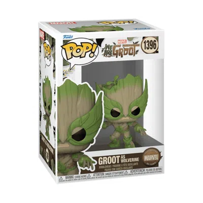 Funko Pop Marvel: Groot As Wolverine 4-inch Vinyl Figure #1396 In Multi