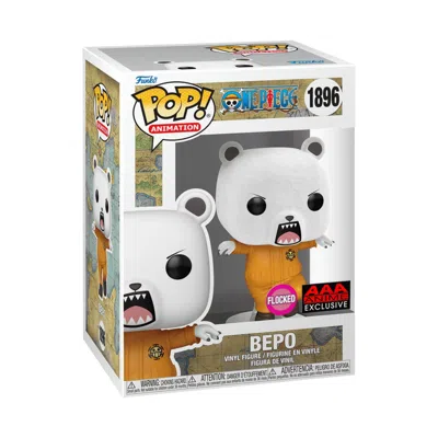 Funko Pop One Piece: Bepo (flocked) 4-inch Vinyl Figure #1896 In White