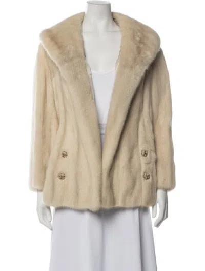 Pre-owned Fur Coat In Brown/neutrals