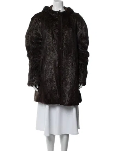 Pre-owned Fur Jacket In Brown