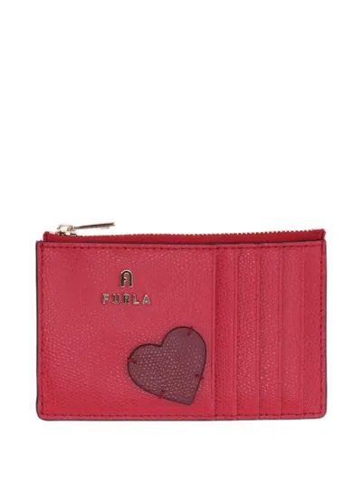 Furla Women's Leather Wallet In Red