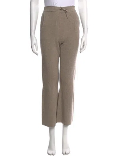 Pre-owned Fusalp Wool Straight Leg Pants In Neutrals