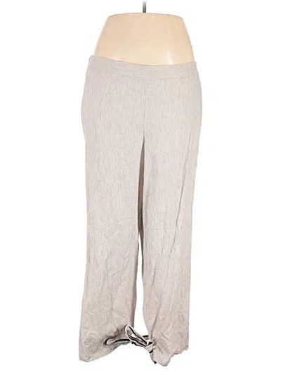Pre-owned Future Collective Linen Pants In Gray