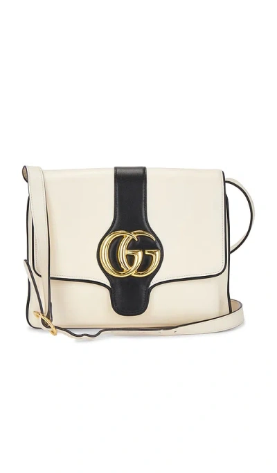 Fwrd Renew Gucci Arli Shoulder Bag In Ivory