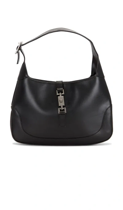 Fwrd Renew Gucci Jackie Hobo Bag In Black