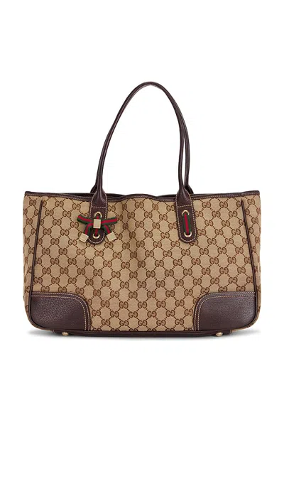 Fwrd Renew Gucci Princy Tote Bag In Brown