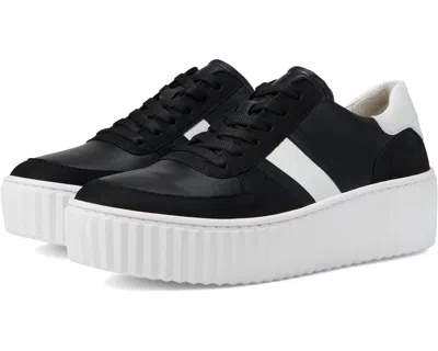 Gabor Women's 23.203 Lace Up Sneaker In Black/white In Multi