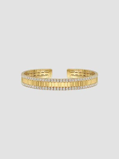 Gabriel & Co. Women's 14k Yellow Gold & 2.45 Tcw Diamond Cuff