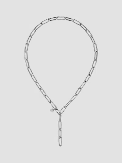 Gabriel & Co. Women's Bujukan Sterling Silver Paper-clip Link Necklace