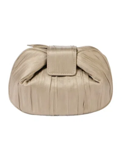 Gabriela Hearst Demi Leather Clutch In Nude