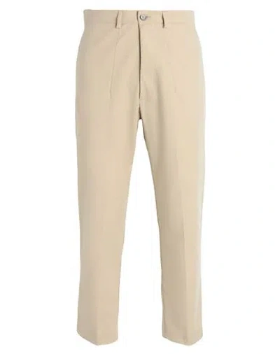 Gaelle Paris Gaëlle Paris Man Pants Sand Size 32 Polyester, Wool, Elastane In Beige