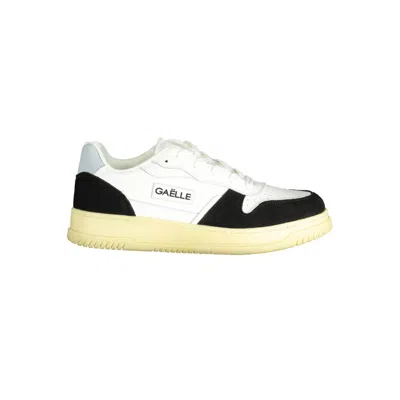 Gaelle Paris White Polyurethane Men Men's Sneaker In Multi