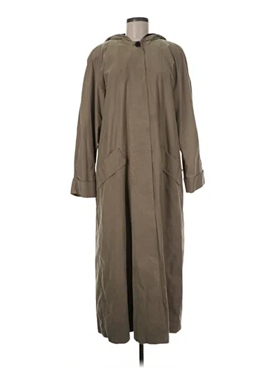 Pre-owned Gallery Raincoat In Brown