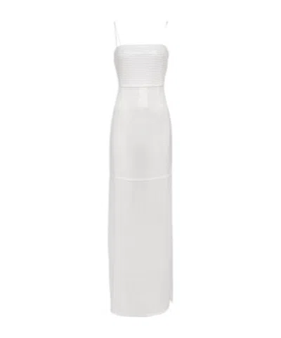Galvan Bridal Iona Sequined Gown In White