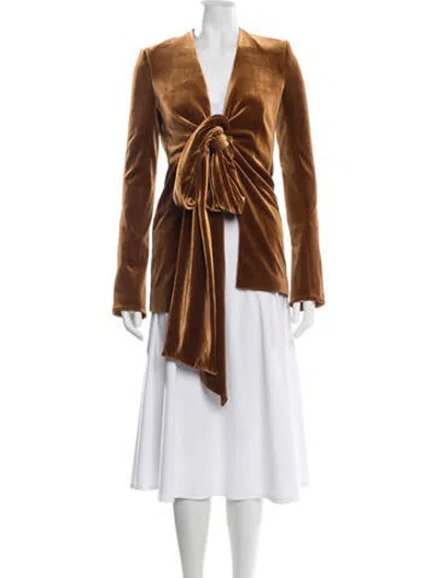Pre-owned Galvan Jacket In Brown