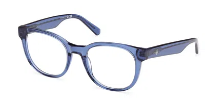 Gant Ga50046 090 Men's Glasses Blue Size 53 - Free Lenses - Blue Light Block Available In Transparent Blue